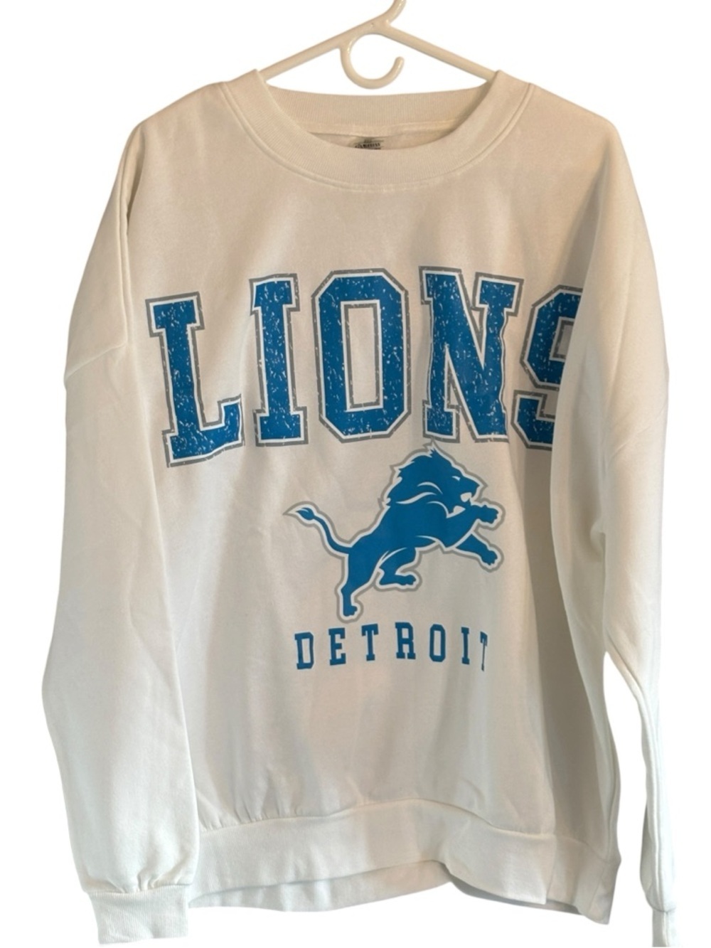 Gameday Couture Detriot Lions Sweatshirt Womens Size Large Oversized NFL - Picture 2 of 5